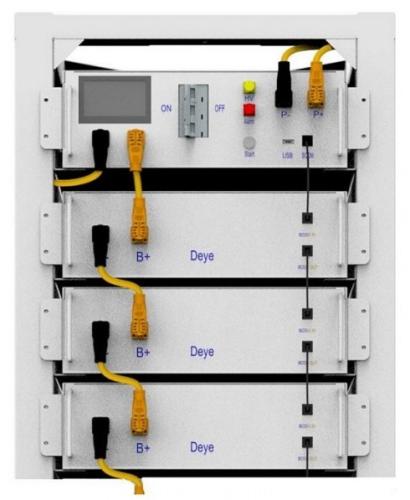 Блок керування акумуляторами Deye BOS-G HVB750V/100A-EU (440×570×150 мм, 15,5 кг)