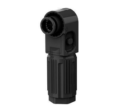 Силовий роз'єм для АКБ (тато), кутовий, 150 А, 1500 V, IP67, Black (SRDB-150)