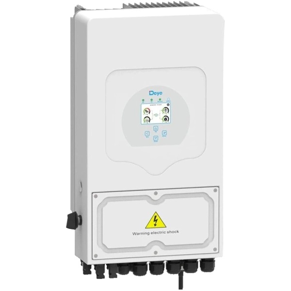 Гібридний інвертор Deye SUN-6K-SG05LP1-EU-AM2-P, White, 6 кВт, однофазний, 2 MPPT