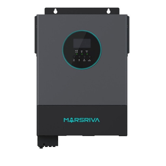Гібридний інвертор Marsriva MR-SPH4200 TWIN, Black, 4.2 кВт, однофазний, 1 MPPT, 24V
